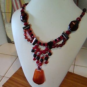 Nwt semi-precious stones necklace set